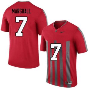 Men's Ohio State Buckeyes #7 Jalin Marshall Throwback Nike NCAA College Football Jersey Comfortable ZBS5644HQ